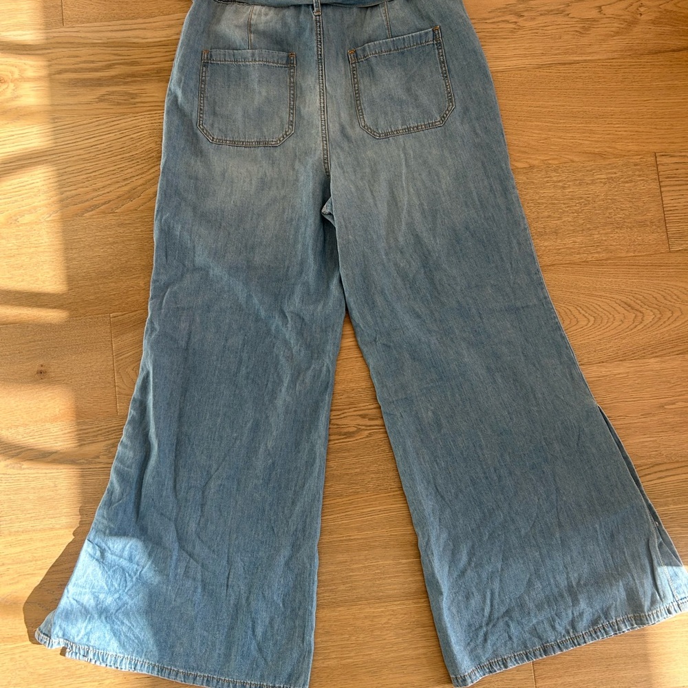 Anthropologie Light Blue Flare Jeans - Picture 12 of 13
